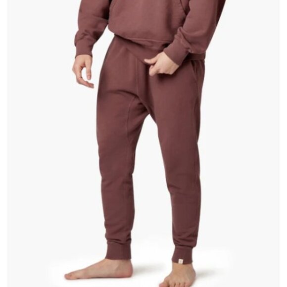 Tkees Core Sport Jogger Sweatpants Unisex Brown Cafe Size 2 - Picture 2 of 8